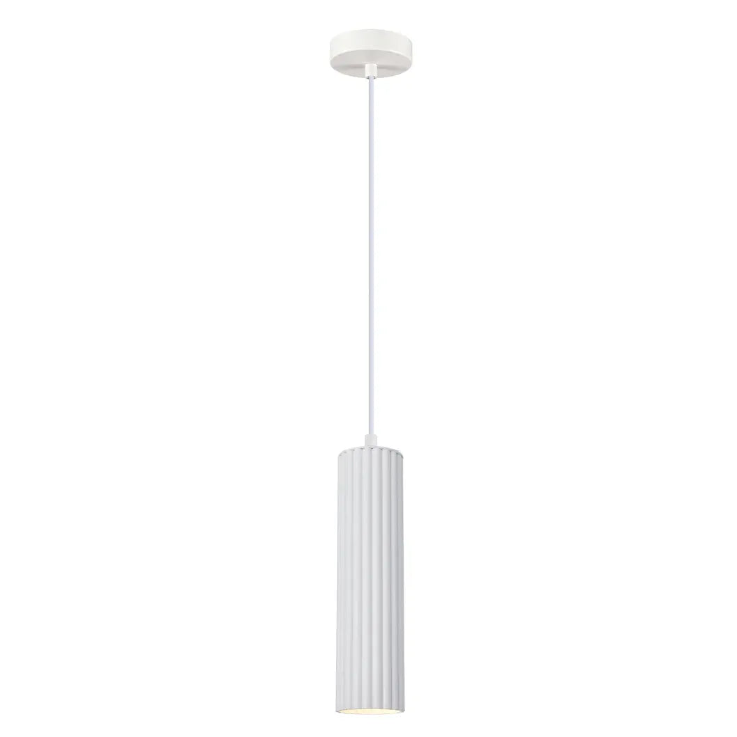 KOLONNE: Interior GU10 Ribbed Cylinder Pendant Lights