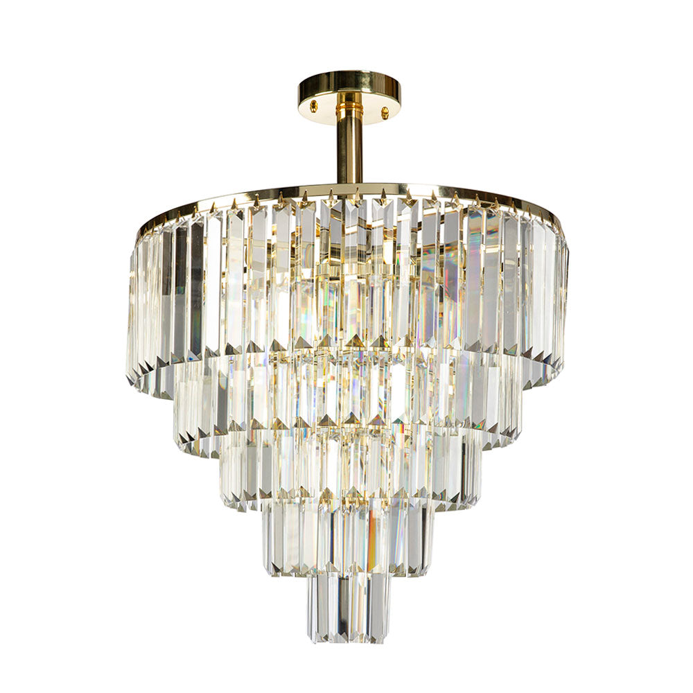 Karina 10 Light Semi-Flush Mount Light