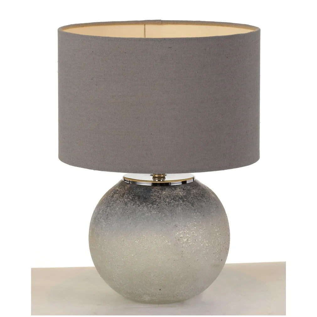 Lara Table Lamp 25we27max D:280 H:390 Cable:2m Line Switch Grey/White