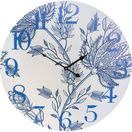 Clock French Blue 58cm