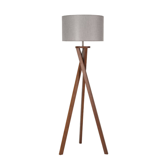 Easel Floor Lamp - Walnut