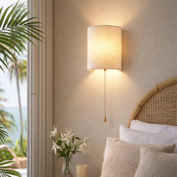 Teevan Pull Cord Wall Light