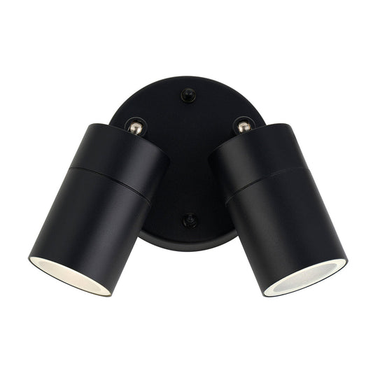 Zyven 2 Light Adjustable Outdoor Wall Spotlight