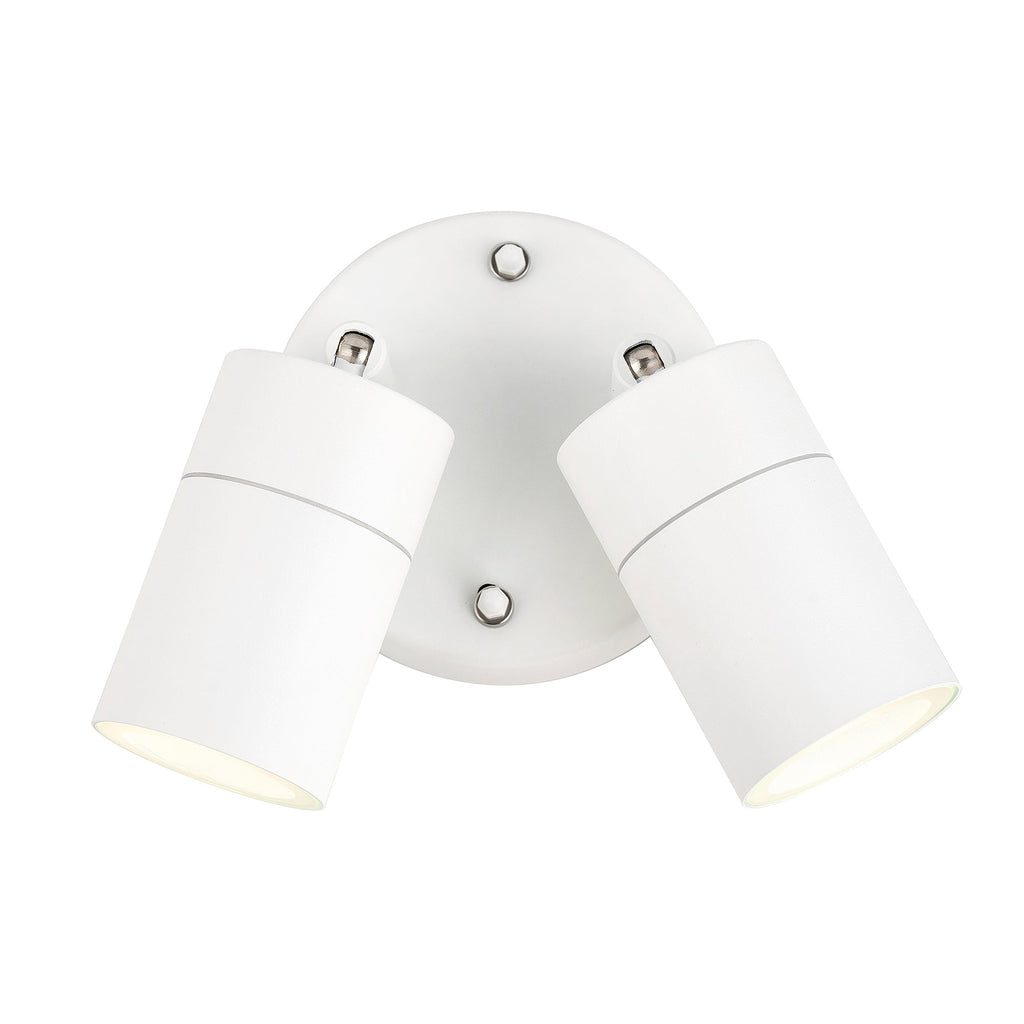 Zyven 2 Light Adjustable Outdoor Wall Spotlight