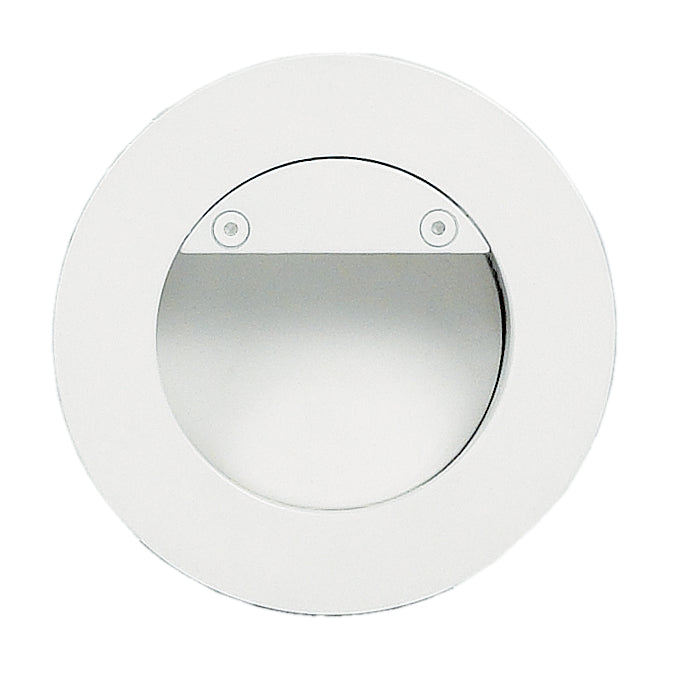 Recessed Round LED Deflector Step Light