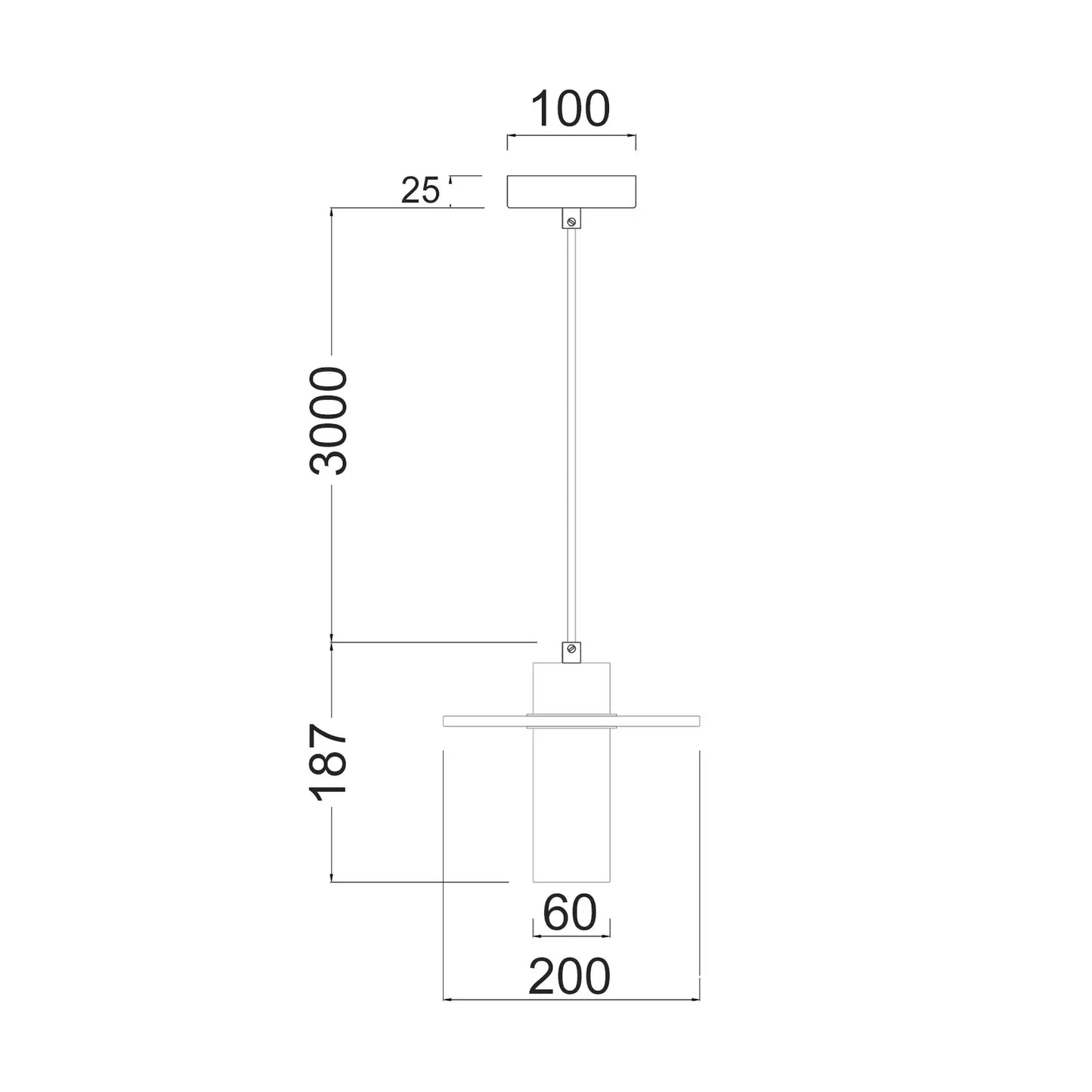 Lucerna: Round Hat Alabaster Pendant