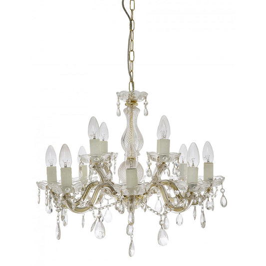 Marte 12 Light Crystal Chandelier