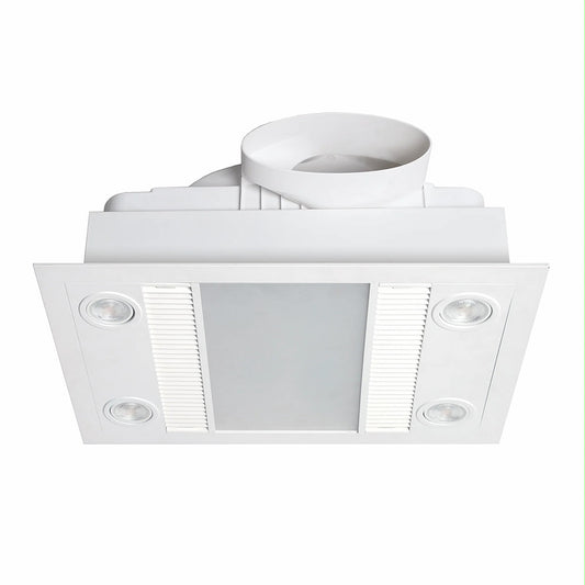 DC Linear 3-in-1 Bathroom Heater with LED Light, Exhaust Fan and Heat Lamp