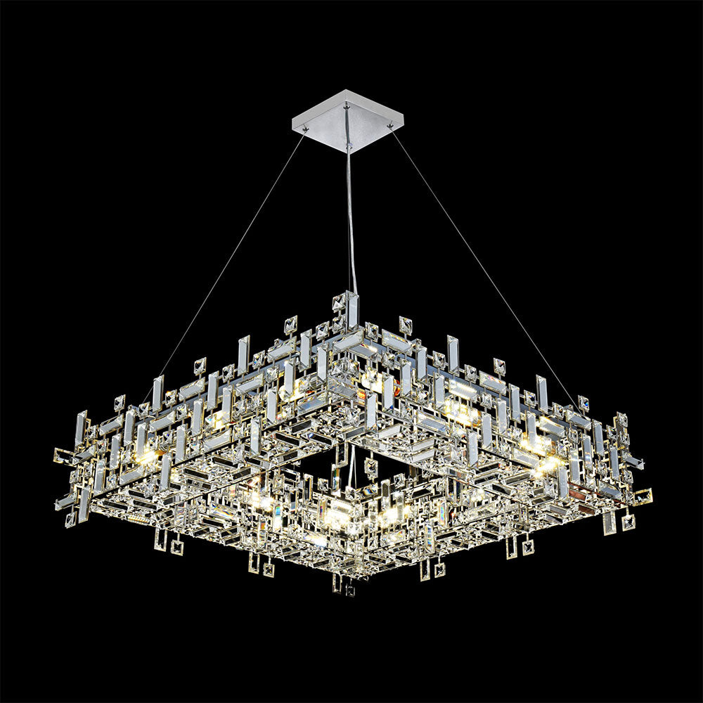 Montercarlo 12 Light Square Pendant