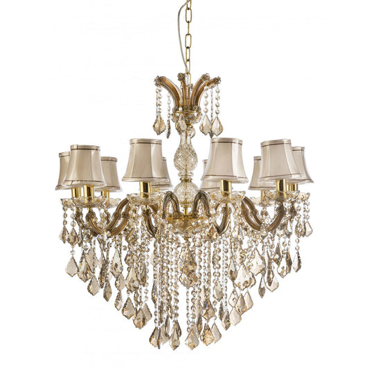 Notredame 10 Light Crystal Chandelier