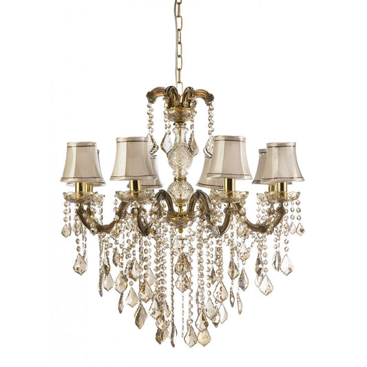 Notredame 8 Light Crystal Chandelier
