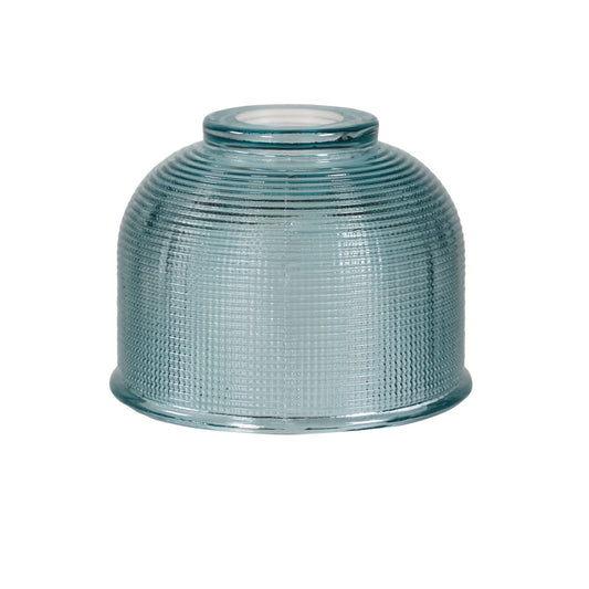 Maison.15 Blue Halophane Glass Shade