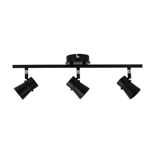 Yarra Black 3 Light Spotlight