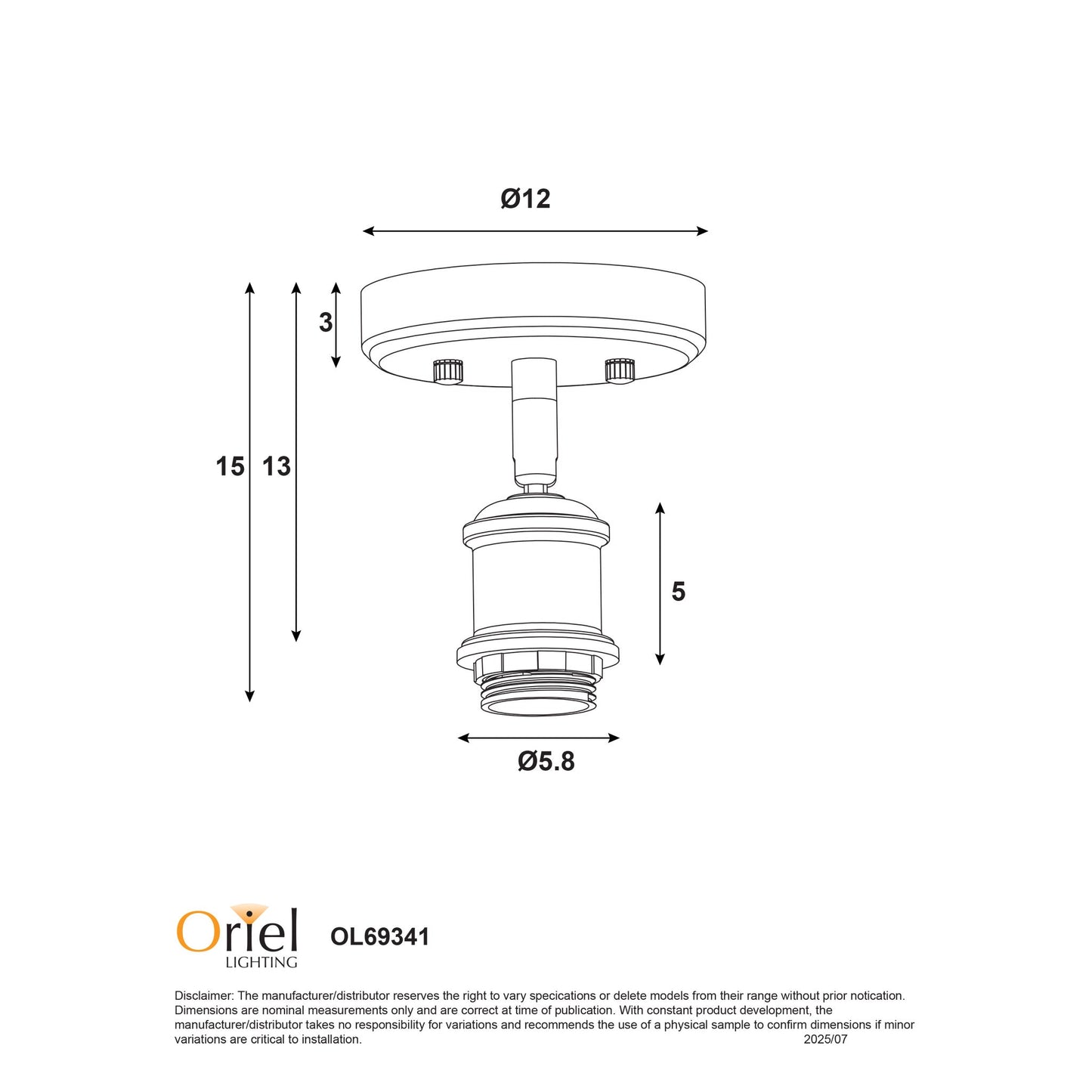 Bradway Ceiling Mount