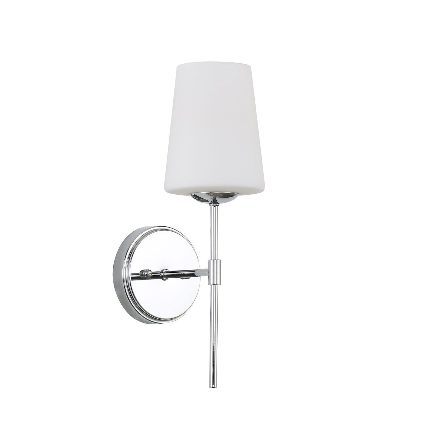 Kinbury Chrome Glass Wall Light