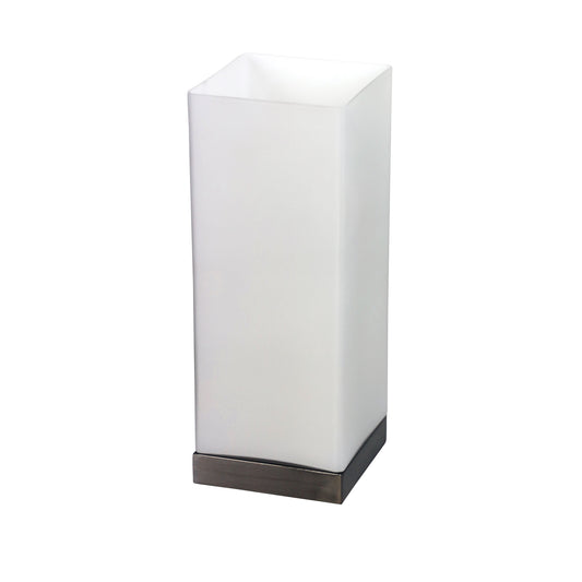 Paro Square ON-OFF Touch Lamp Opal Matt Glass