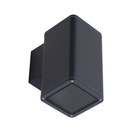 Piper-1 Square Wall LED Light - Dark Grey