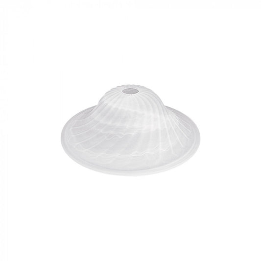 Alabaster Glass Twist Shade