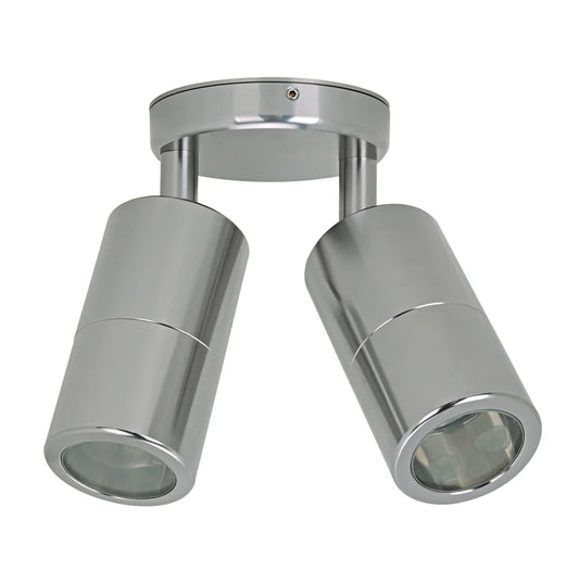 Shadow 2 Light Adjustable Spotlight - Titanium Silver