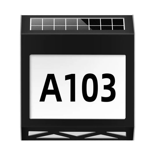 Modern House Number Black (WW)