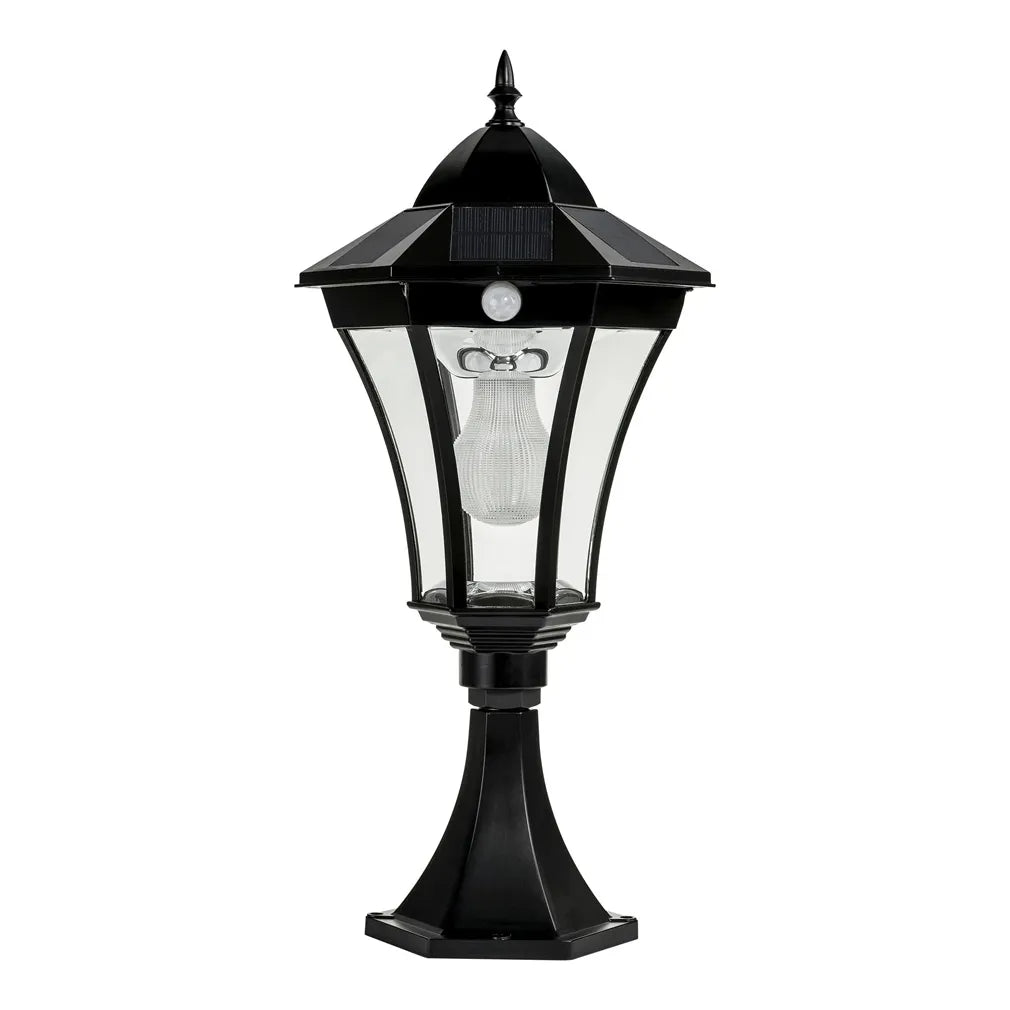Traditional Pillar Light with Motion Sensor - SLDPIL0009A