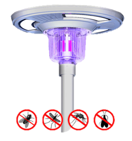 Park Light With Insect Zapper