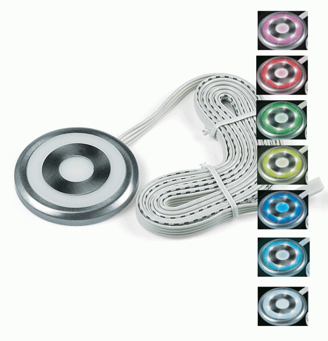 LED RGB Circular Colour Changing Mini Panels