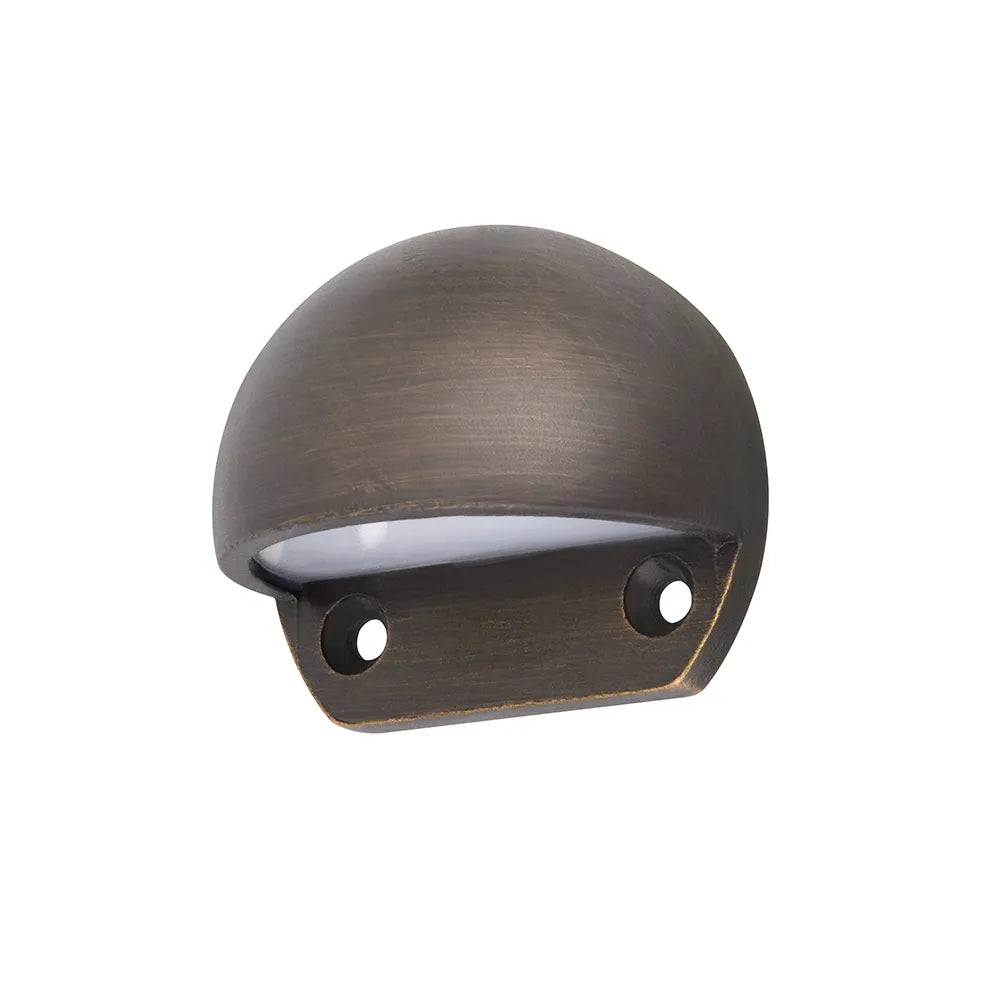 Ste: Exterior Led 12V Bronze/ Brass Eyelid Step / Wall Lights