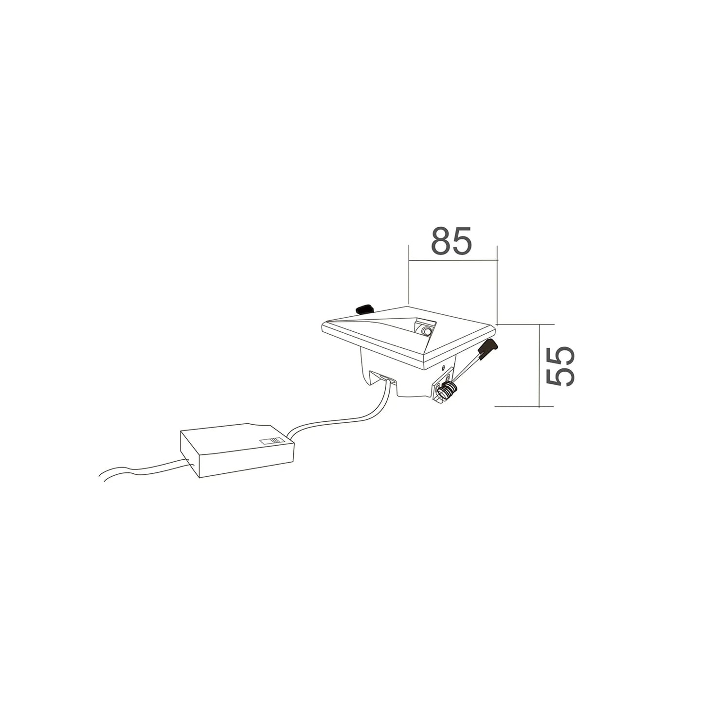 Interior LED Tri-CCT Recessed Round Step Lights