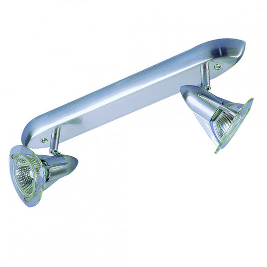 Large GU10 Double Bar Spotlight
