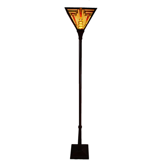14 Square Multi-colour Geometric Uplight