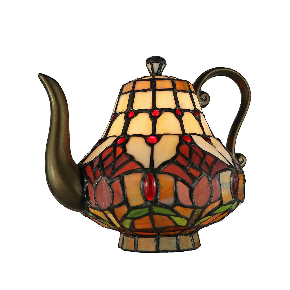 Teapot Red Tulip Teapot Lamp