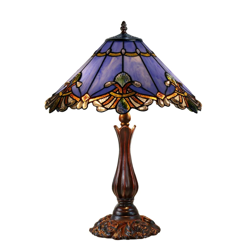 16" Benita Periwinkle Large Table Lamp