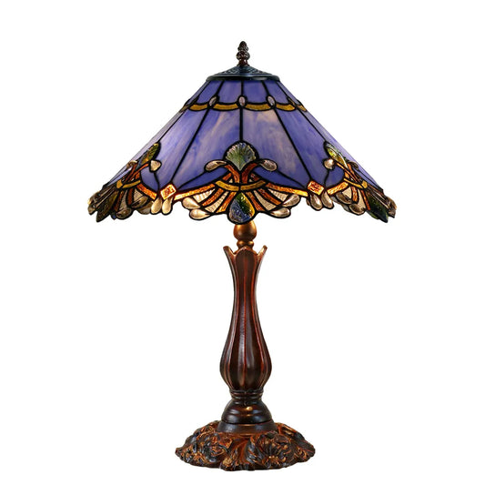 16" Benita Periwinkle Large Table Lamp