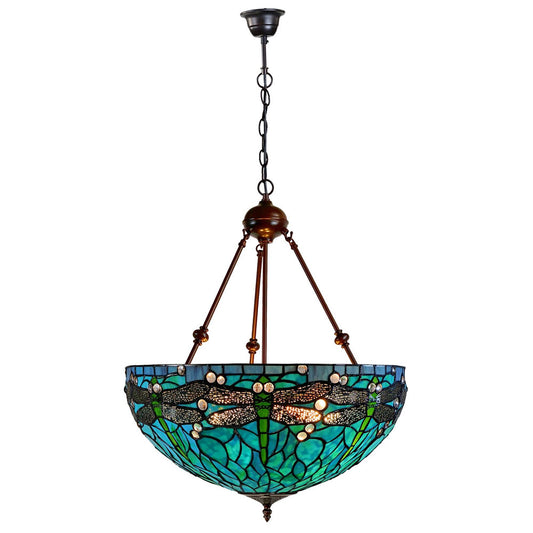 Sylvia Dragonfly Tiffany Pendant
