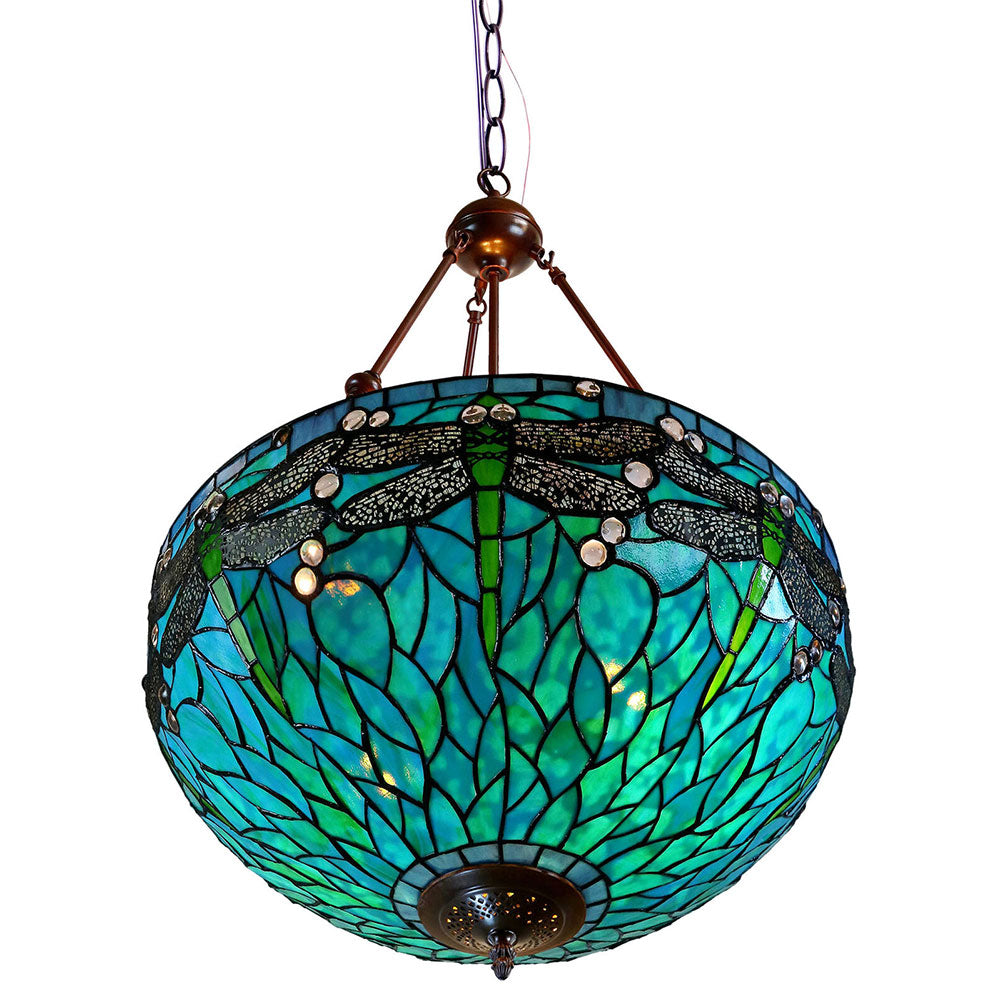 Sylvia Dragonfly Tiffany Pendant