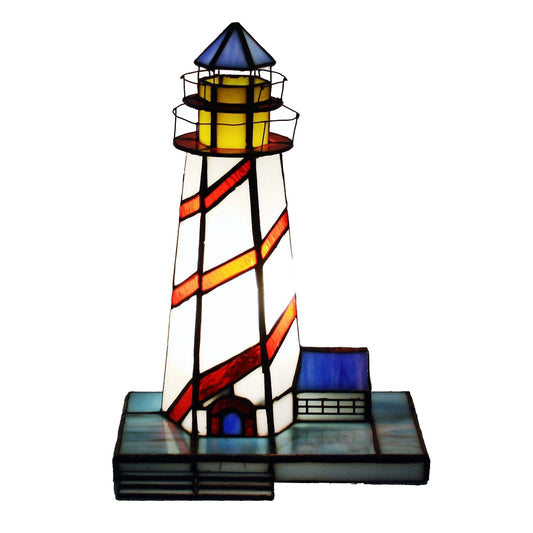 Lighthouse Leadlight Table Lamp