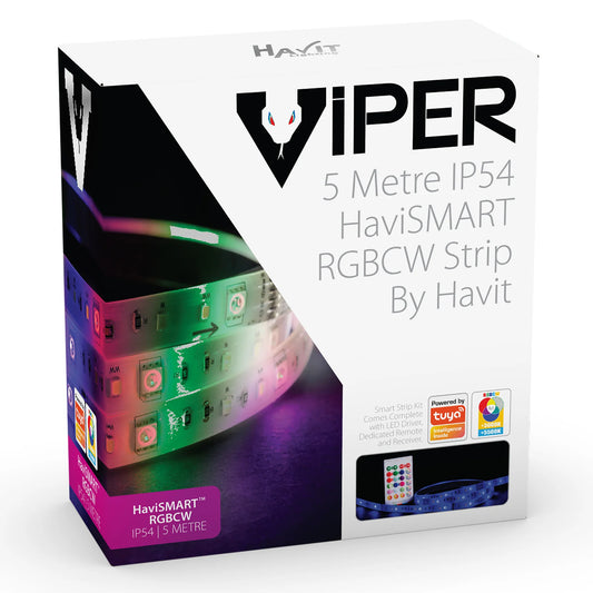 VIPER 7.2w 5m HaviSMART RGBCW LED Strip kit