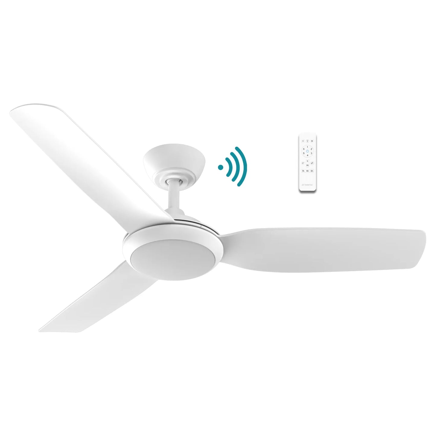 Viper DC Smart Ceiling Fan with LED Light - 3 Blades