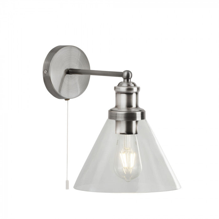 Clifford Wall Light in Antique Brass