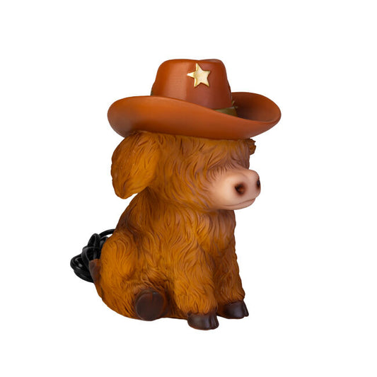 Highland Cow Table Lamp