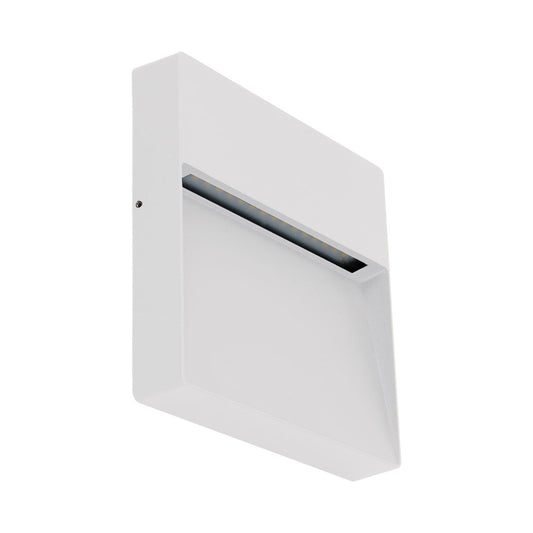 Zeke-9 Square 9w Wall Bracket White