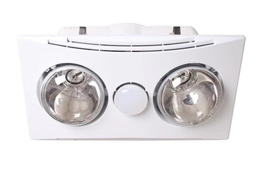 ALTAIR 1 Two Heat 3 in 1 Bathroom Heater Exhaust - SBH2