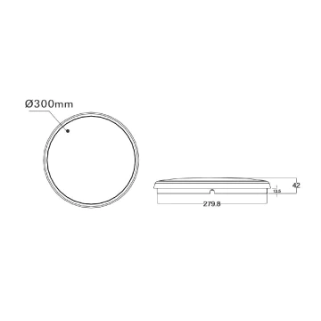 Dimmable LED Oyster Light Tc