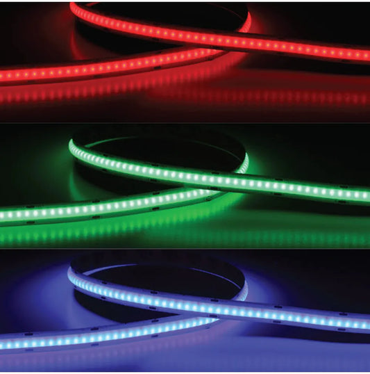 PIXIE LED COB STRIP KIT 5M 6W/M RGB BLUETOOTH C/W DRIVER F&P