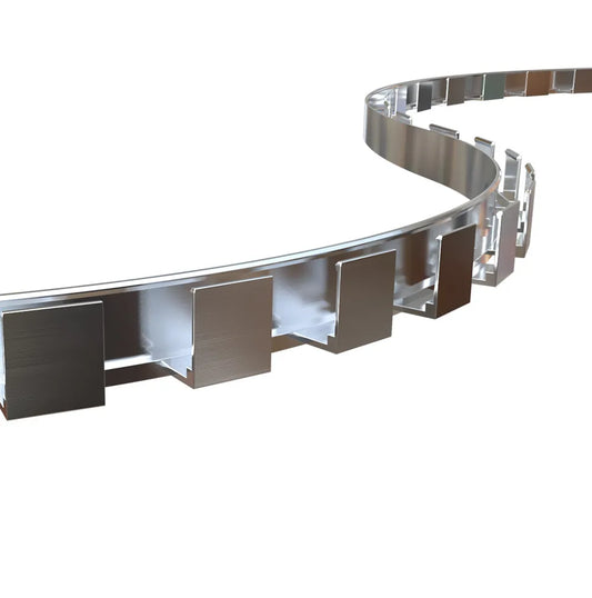 FLEXIBLE MOUNTING TO SUIT 6X12MM FLEXI NEON 1000MM LENGTH