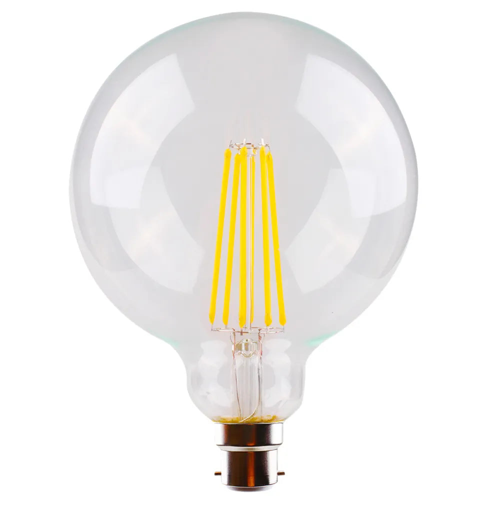 LED G125LAMP 8W B22 DL CLR DIMMABLE