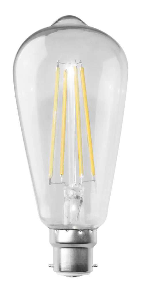 FILAMENT/ST64/8W/3K/B22/CLEAR