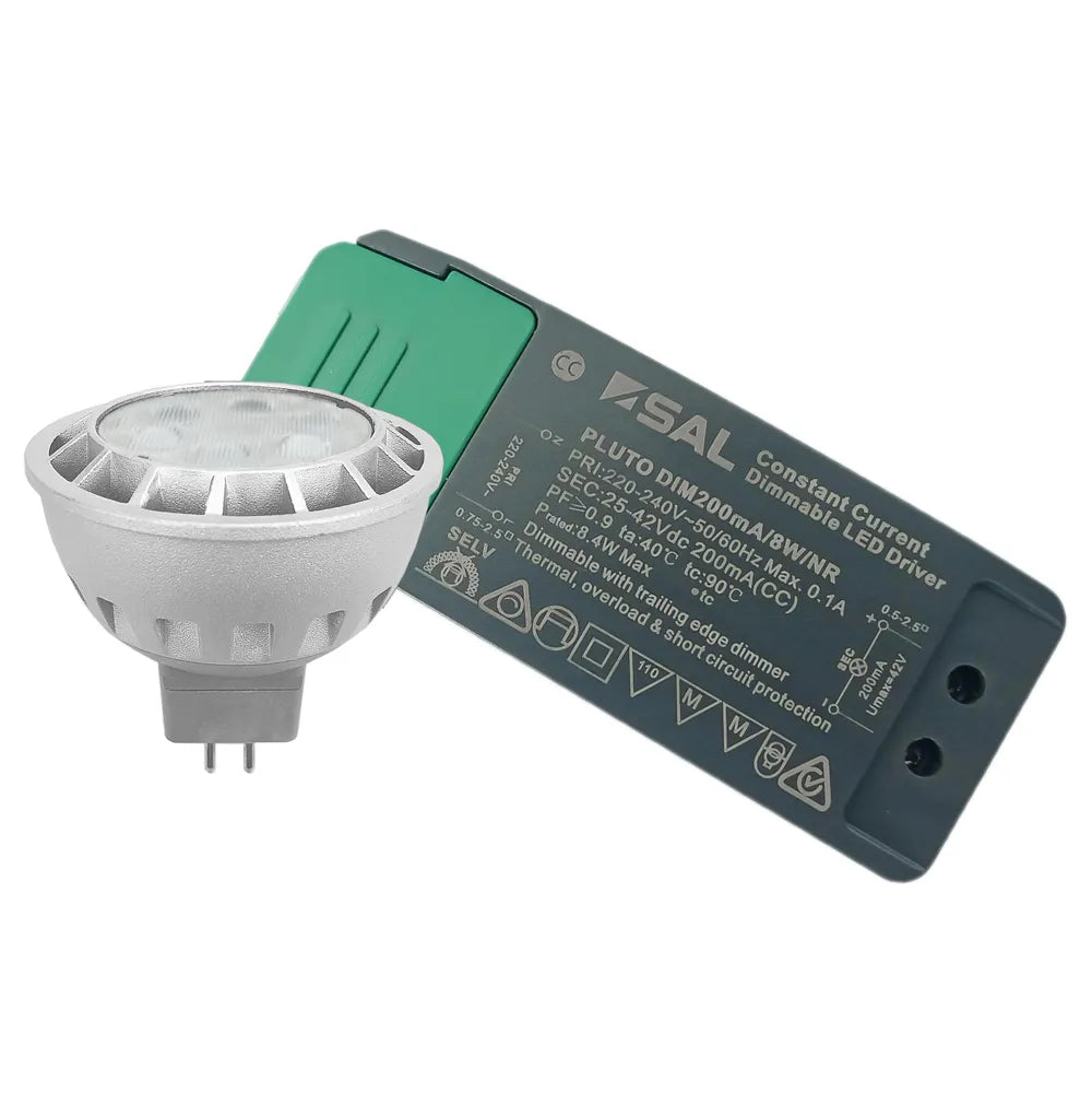 MR16/KIT/7W/WW/DIMMABLE/FLEX&PLUG *