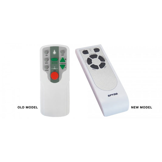 Spyda 3 Speed Radio Frequency Remote Control Kit With Dimmable Function - Includes Hand Piece & Receiver